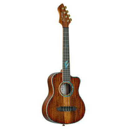 RUHZ30T-DO, modèle Ténor pan coupé, EQ Ortega MagusX/U (rechargeable), table, fond & eclisse acacia massif, housse, naturel