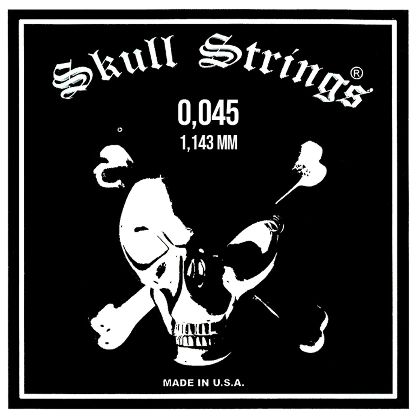 Corde basse électrique SKULL 045