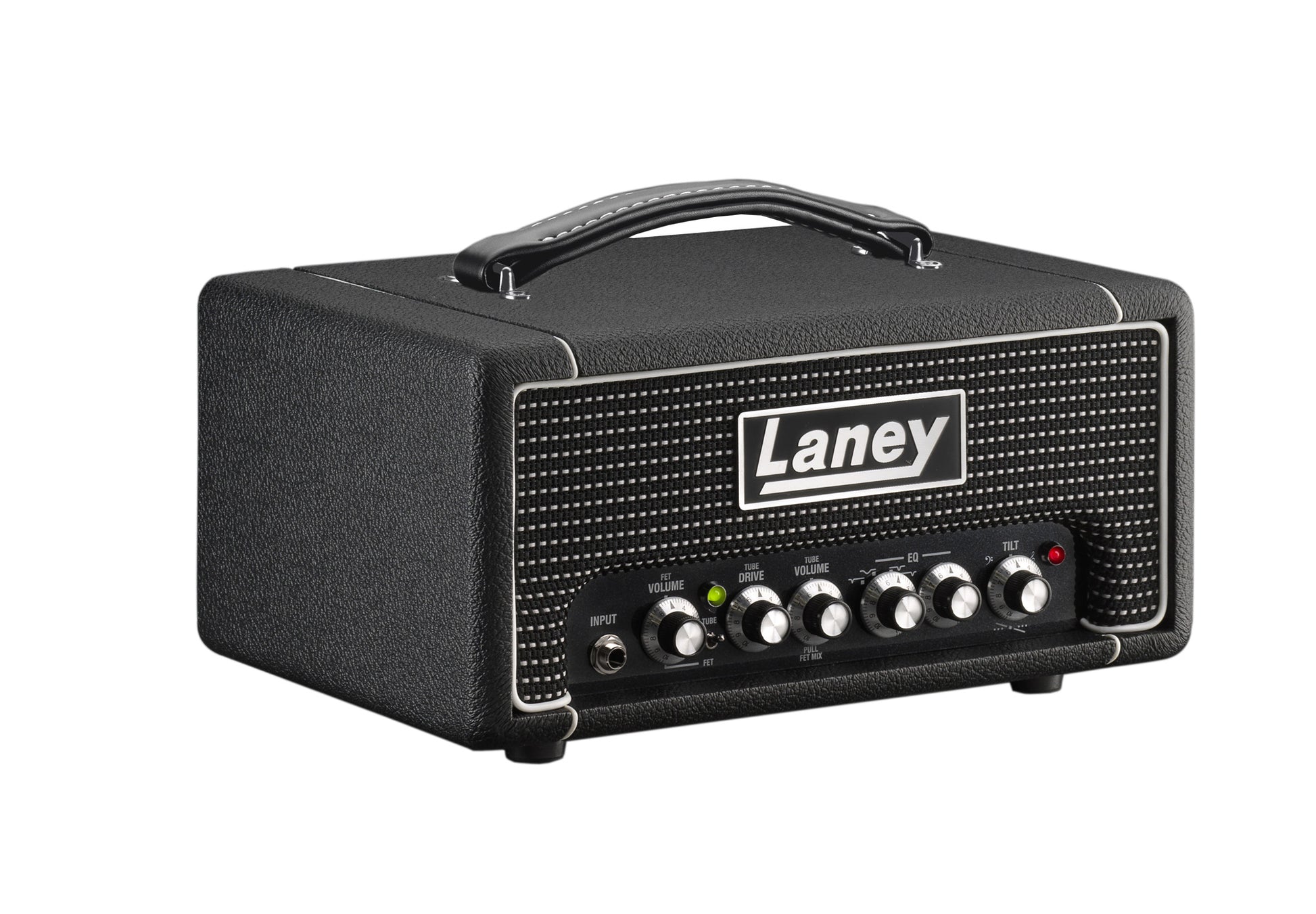 Tête basse amplifiée DB200H, amplification 200W Class D, pré-amplification type lampe et transistor, 2 canaux, noir