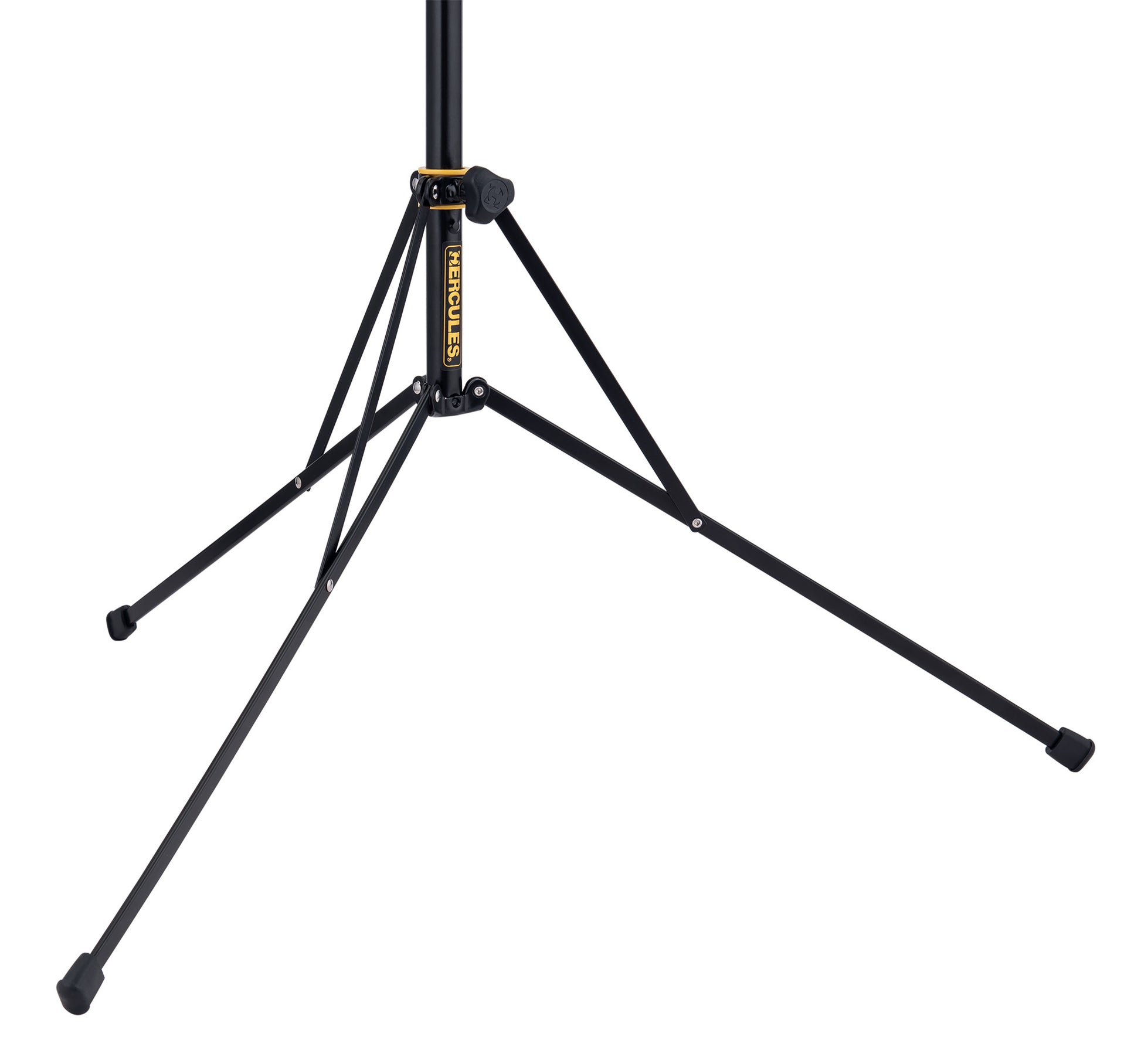 Pupitre pliant, 3 parties, avec housse de transport, plateau: 44 x 29 cm, hauteur: 60 - 120 cm, poids: 1.1 kg, noir et jaune