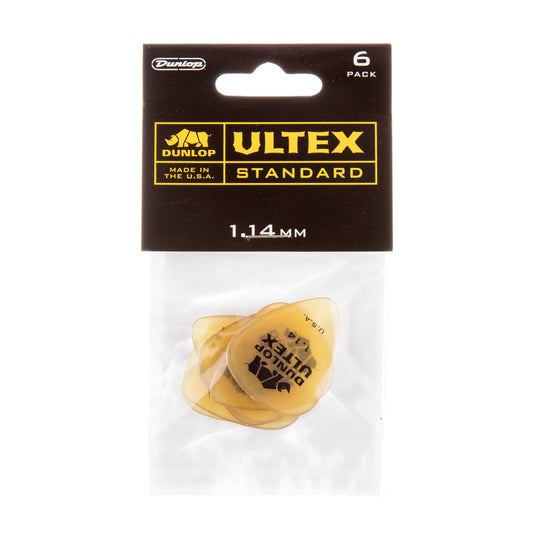 Sachet de 6 médiators Ultex Standard 114 (translucide)