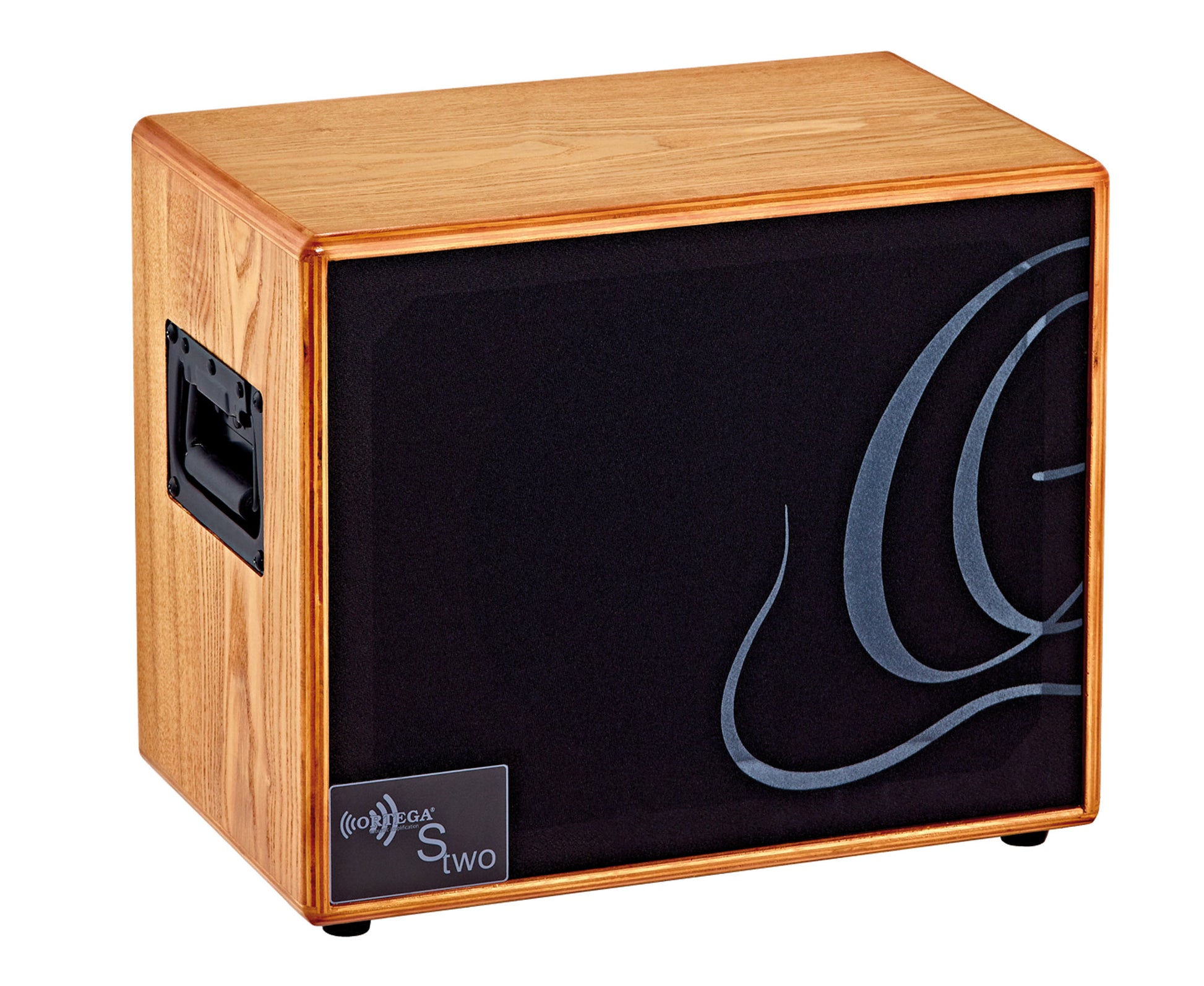 S TWO, enceinte 150W @ 4 ohms, HP 8", avec housse de transport, naturel satiné et noir
