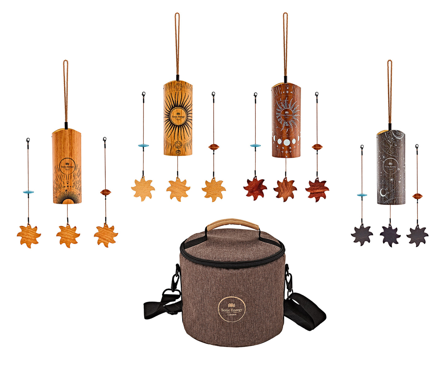 SET 4 CHIMES SONIC ENERGY BAMBOU