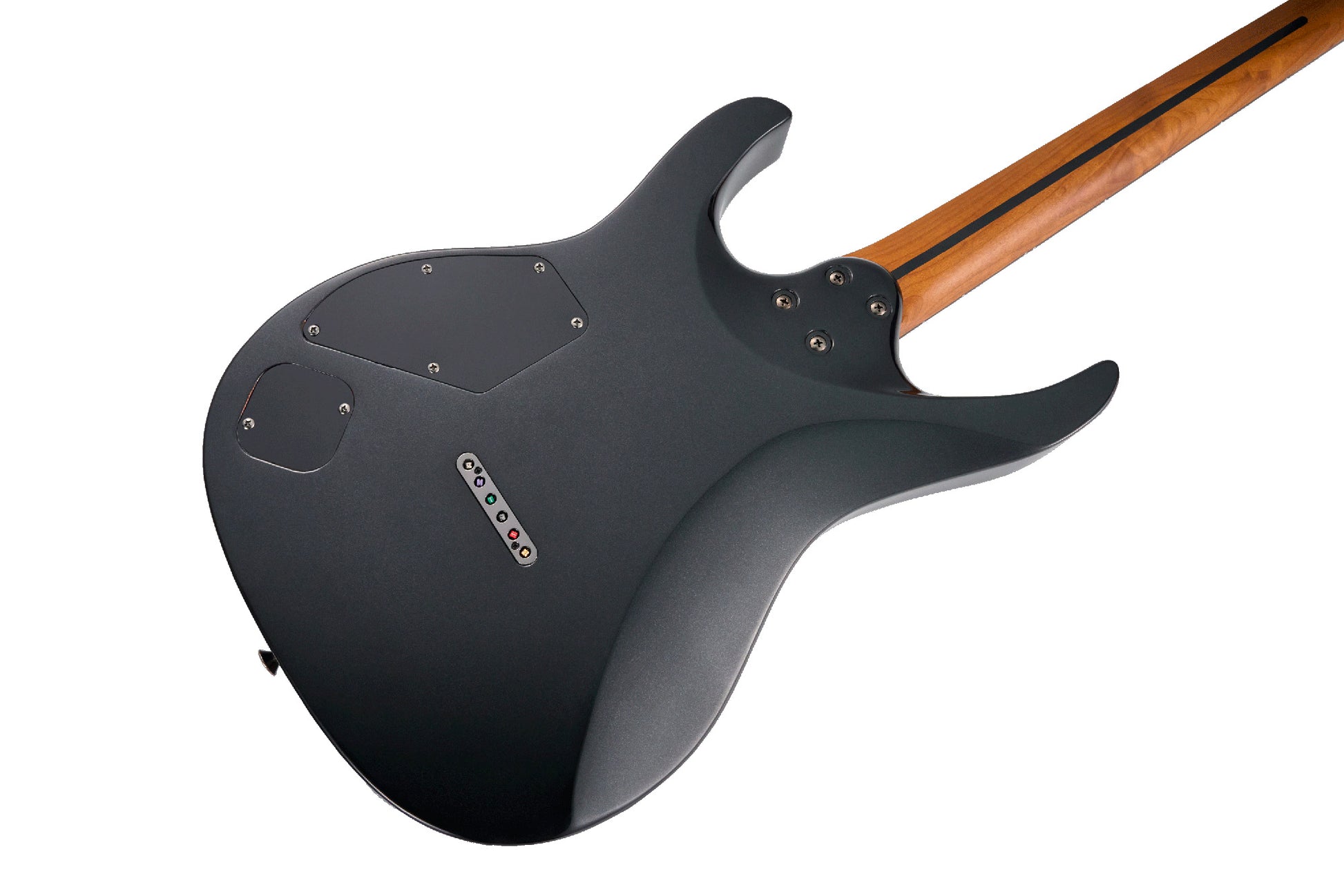 MOOER MMT100, corps aulne américain, manche érable torréfié, touche palissandre, pearl black, avec housse