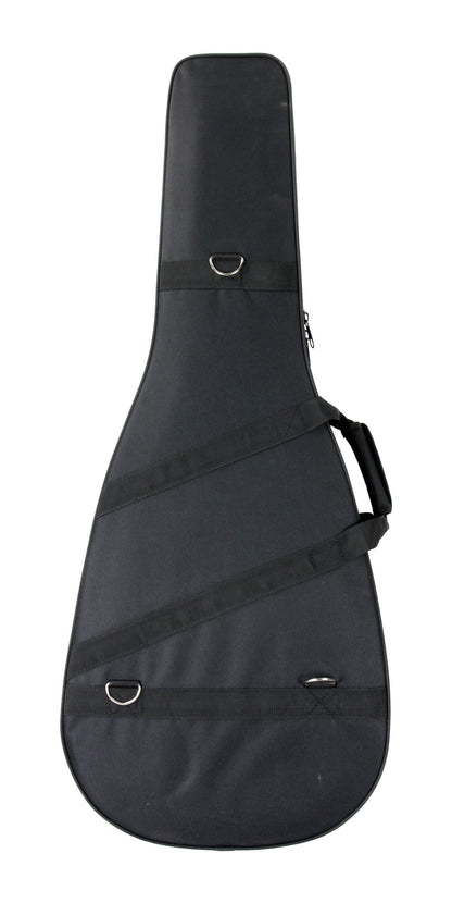 MOD.12, table cèdre massif, f/e palissandre massif, manche cèdre avec insert fibre de carbone, touche ébène, soft case