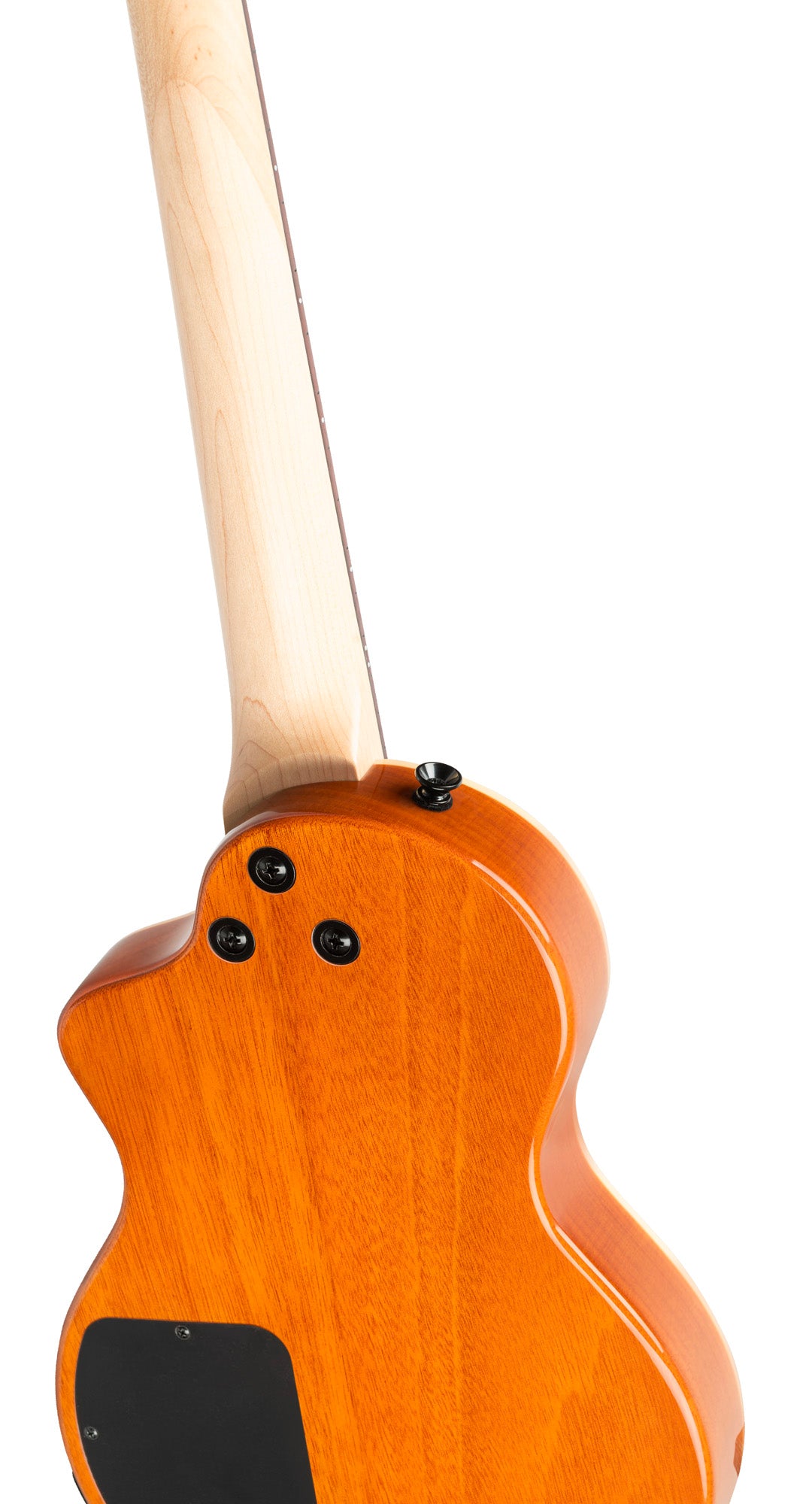 NEO-U-TGB, modèle Ténor, pan coupé, EQ MagusExpress, table érable flammé, corps okoumé, manche érable, housse, tobacco burst