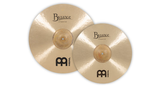Pack de Cymbales Crash polyphonic Meinl Byzance Traditional 18"20" alliage bronze B20 fini Traditional