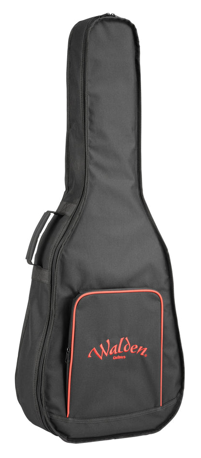 D350W, forme Dreadnough, table épicéa, fond & éclisses acajou, housse, naturel brillant