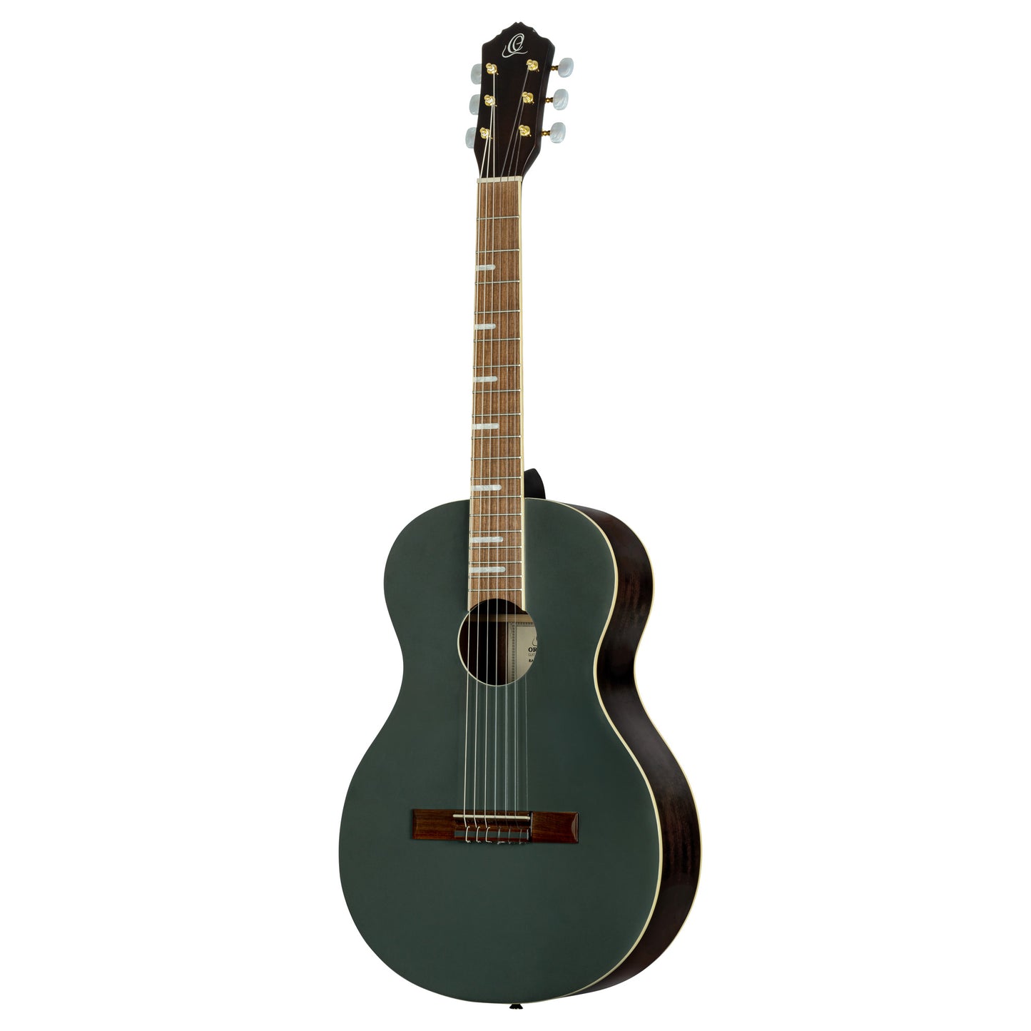 RRA-PLT, forme Parlor, table épicéa, fond & éclisses acajou, sillet 52 mm, housse assortie, platinium brillant