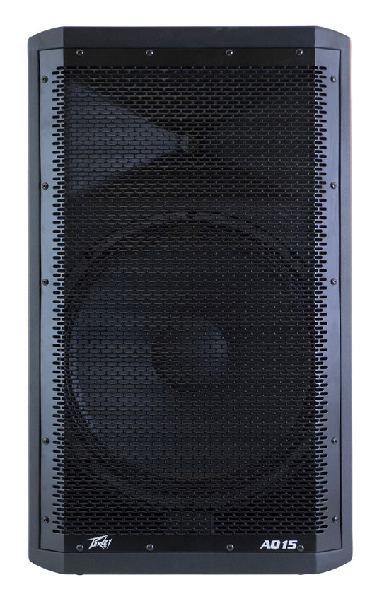 Enceinte bi-amplifiée 1000W, 2 voies, 1x Woofer 15", amplificateur analogique, fonction Bluetooth, finition noir