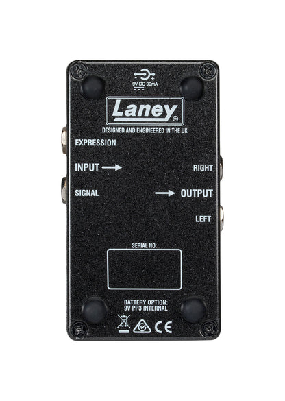 Pédale réverb SECRETPATH, 3 modes, entrée pour pédale d'expression, switch silencieux, boitier métal, blanc et bleu