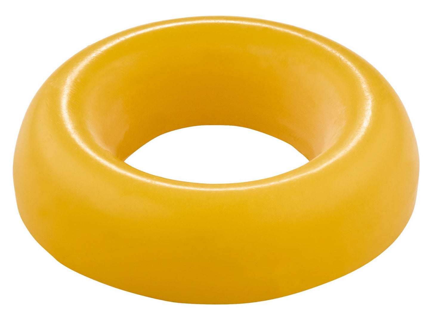 Embouchure pour didgeridoo, stérile, 100% cire d'abeille, diamètre interne 30 mm, diamètre externe 60 mm, jaune