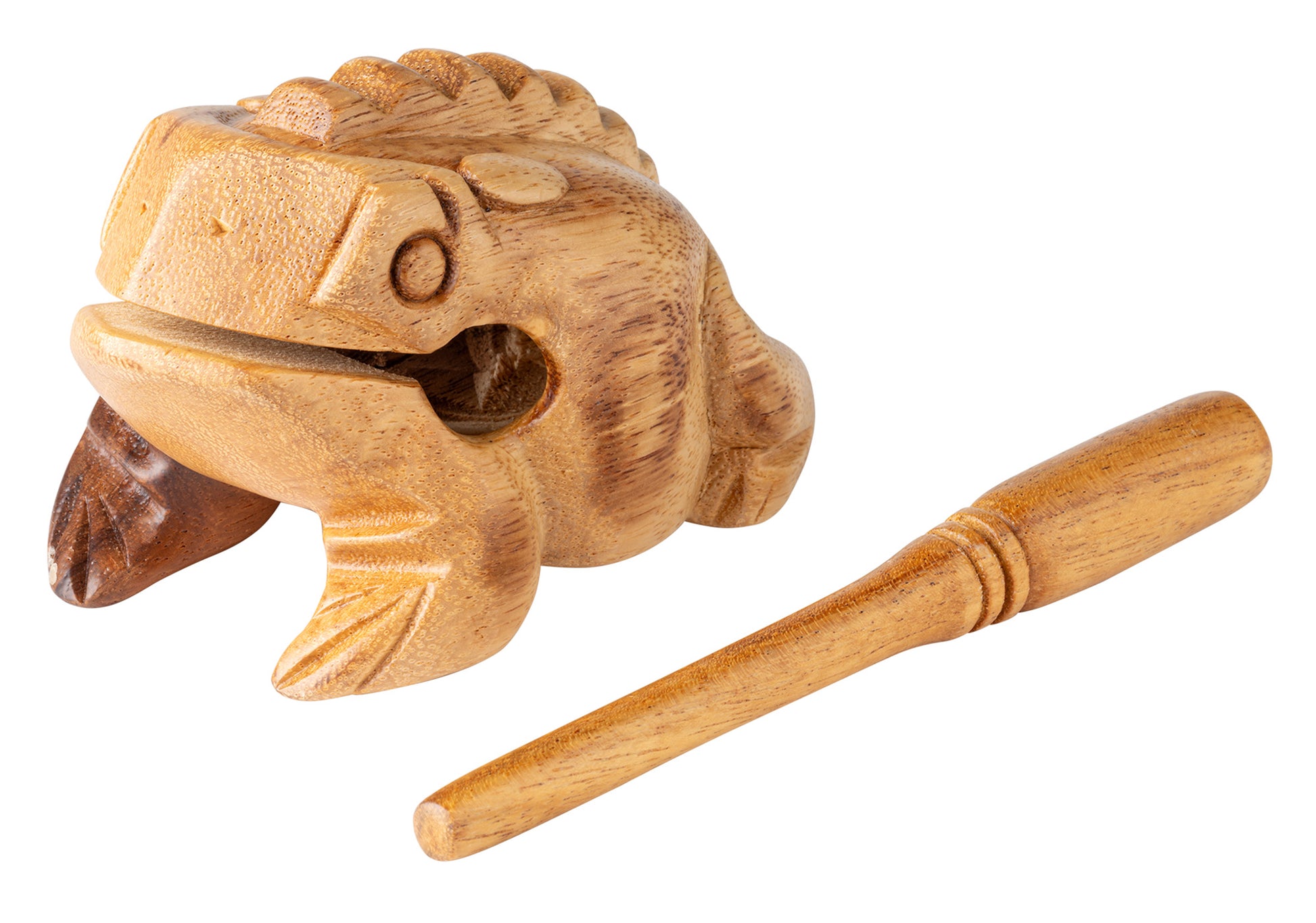 Güiro grenouille bois Medium NINO avec mailloche bois