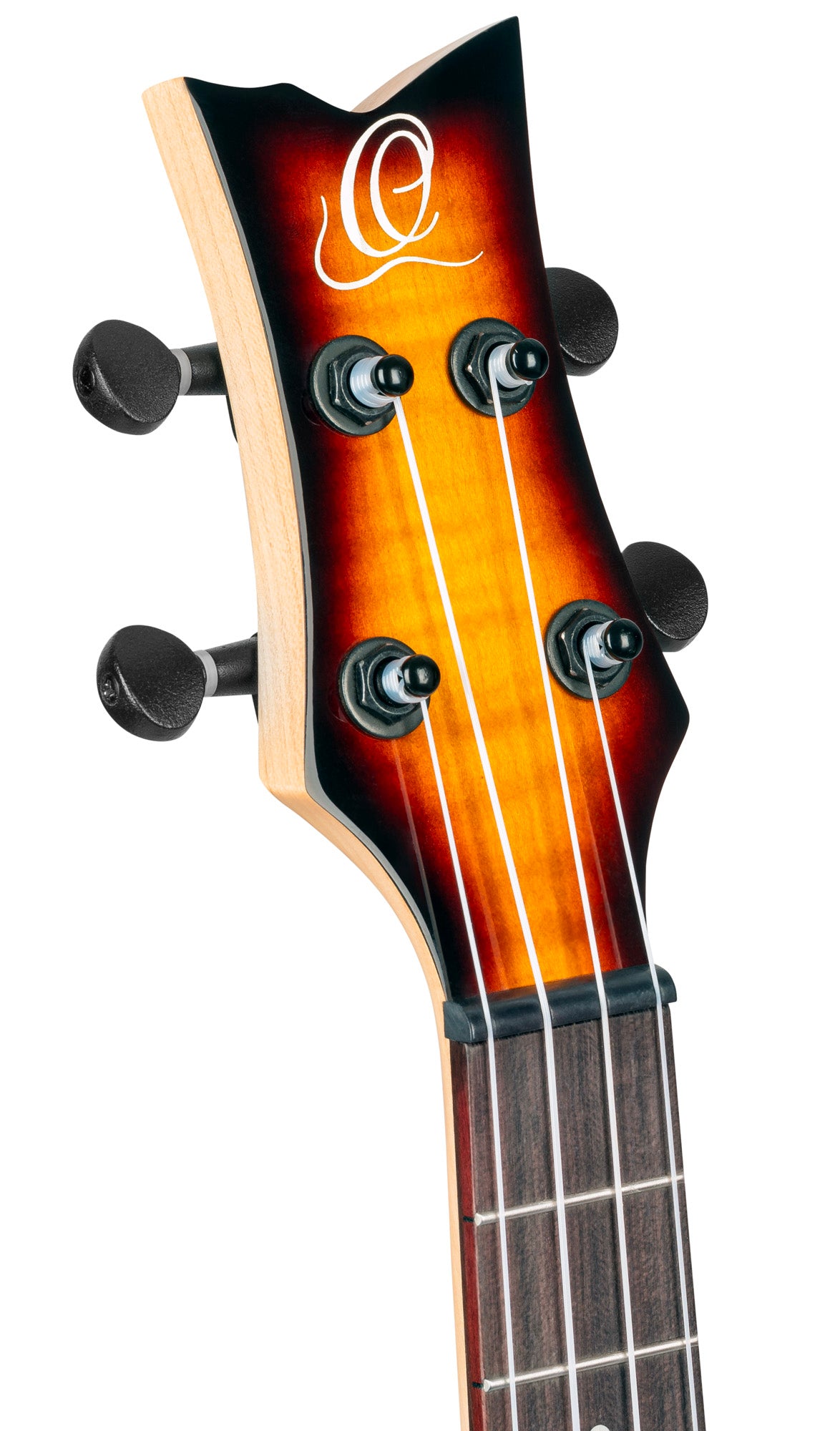 NEO-U-TGB, modèle Ténor, pan coupé, EQ MagusExpress, table érable flammé, corps okoumé, manche érable, housse, tobacco burst