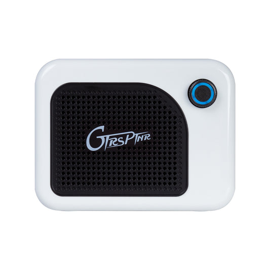 Amplificateur GCA5, 5W, HP 2.2", connexion Bluetooth, entrée Jack 6.35, fonctionne sur batterie, blanc