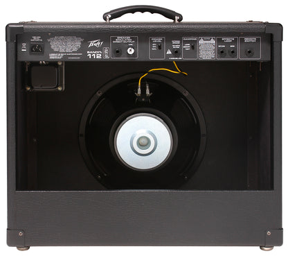 Ampli guitare 100W, HP 1x 12", atténuateur de niveau de sortie, 2 canaux, EQ 3 bandes, Reverb, Boost, sortie DI, finition noir