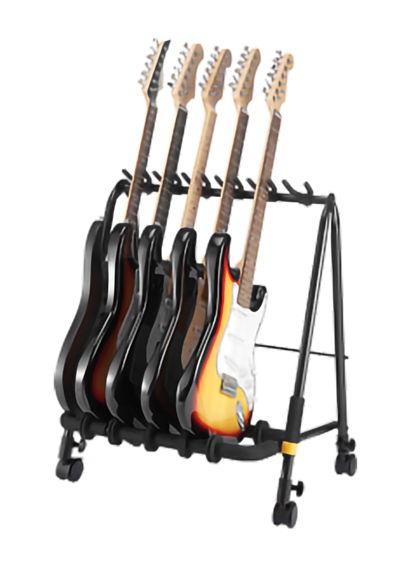 Rack 3 guitares, idéal pour la scène, mise en place et transport faciles, roulettes, 3.6 kg