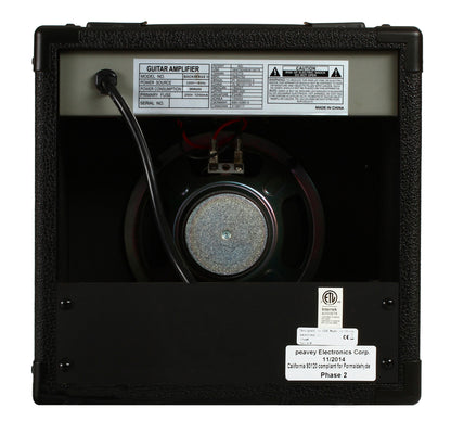 Ampli guitare 10W, HP 1x 6", préampli TransTube avec sélection 2 canaux, EQ 2 bandes, sortie casque, finition noir