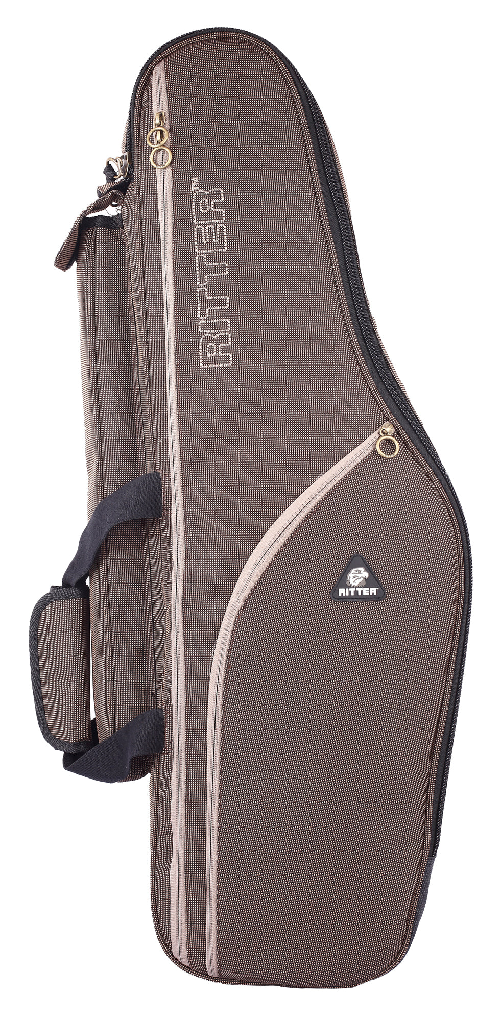 Housse SESSION 7 pour saxophone ténor, marron