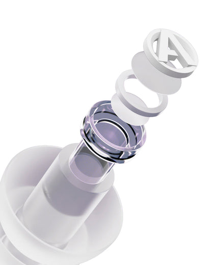 PartyPlug Pro, deux bouchons d'oreilles universels thermoplastiques, atténuation 21 dB, 3 embouts, étui, transparent