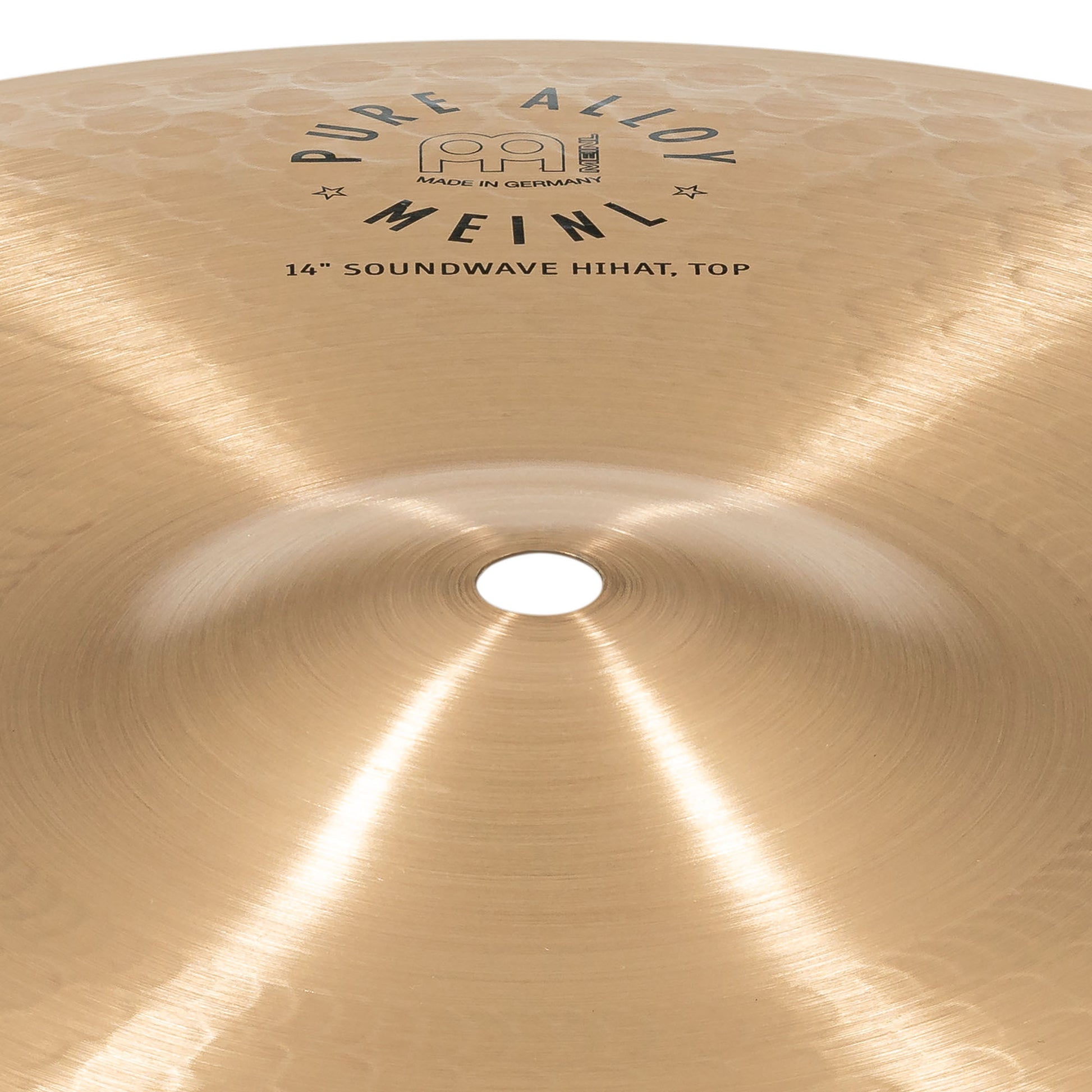 Hithat 14" Soundwave Meinl Pure Alloy fini Traditional martelé