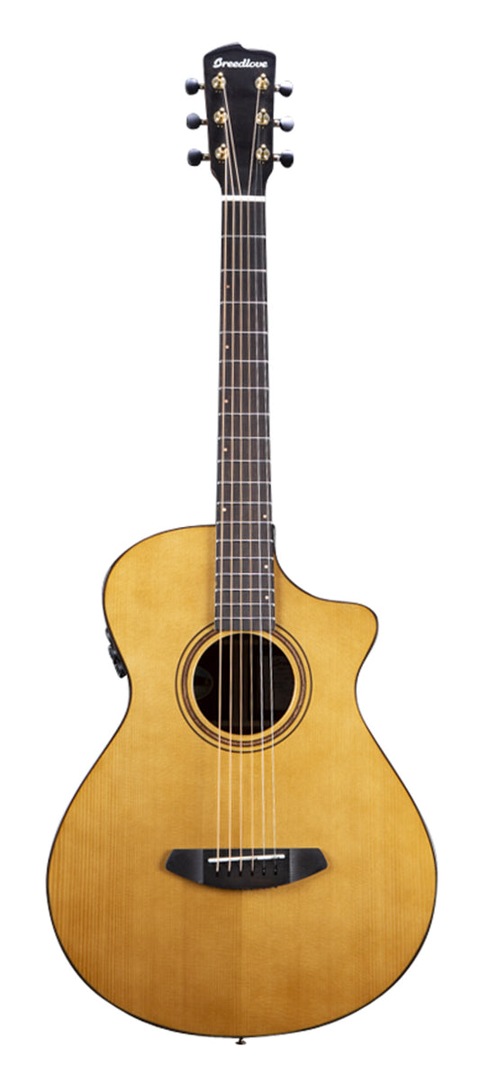 PERFORMER PRO CONCERTINA AGED TONER CE, pan coupé, table épicéa massif, f/e palissandre massif, EQ Fishman Flex Plus-T, étui