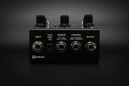 Pédale OCTA PSI, octaver et pitch-shifter combiné à un fuzz analogique, noir