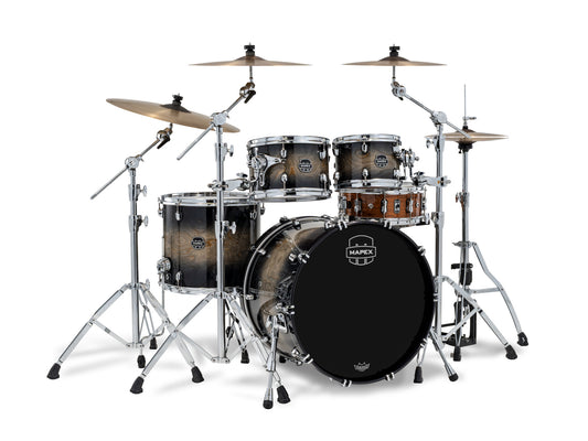 Mapex SR529XUZXG Saturn 4 Futs Black Ink Burst