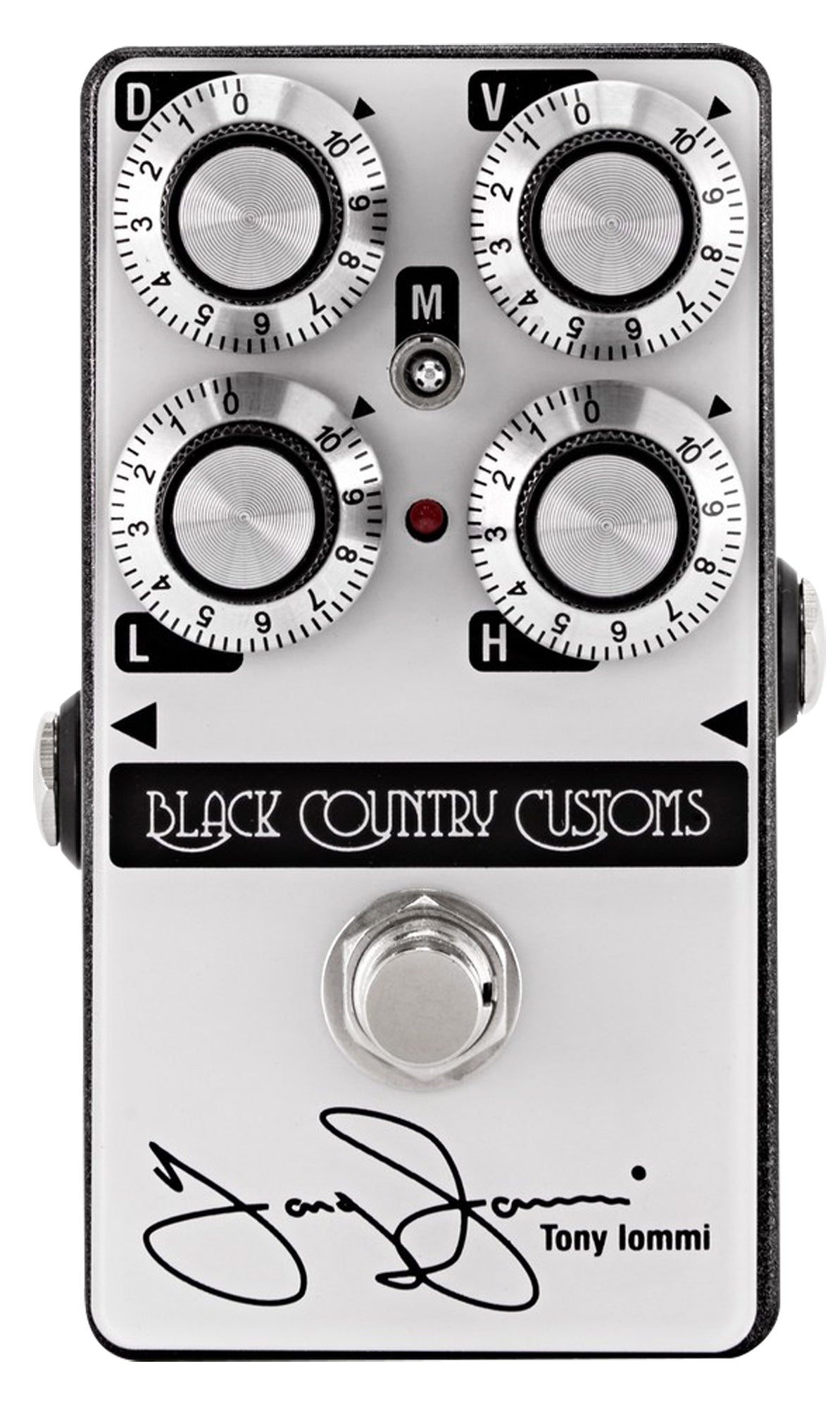 Pédale boost signature Tony Iommi, série limitée, argent