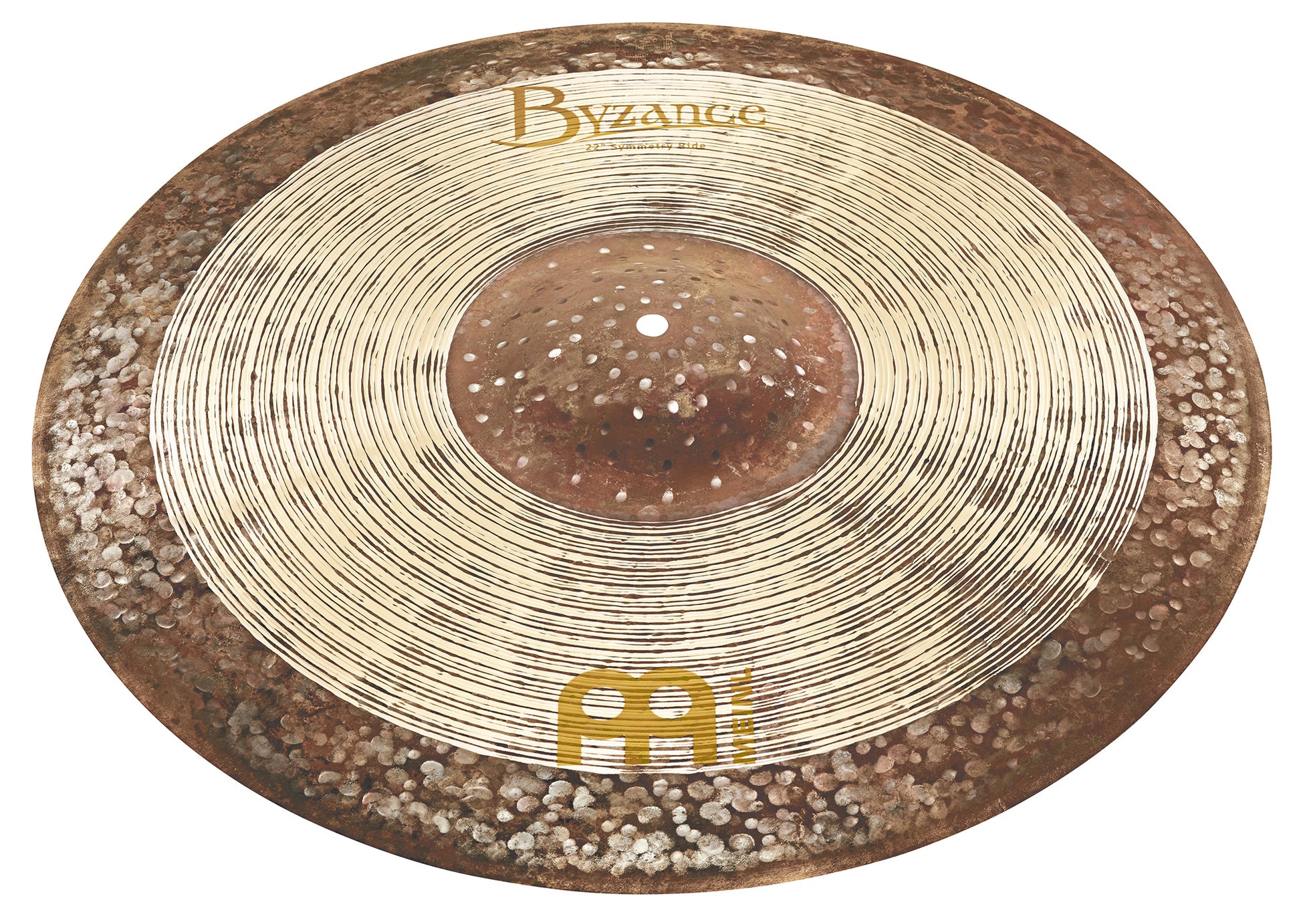 Ride Jazz Symmetry signature Ralph Peterson 22", Alliage bronze B20, Martelée à la main, Finition traditionnelle/dark