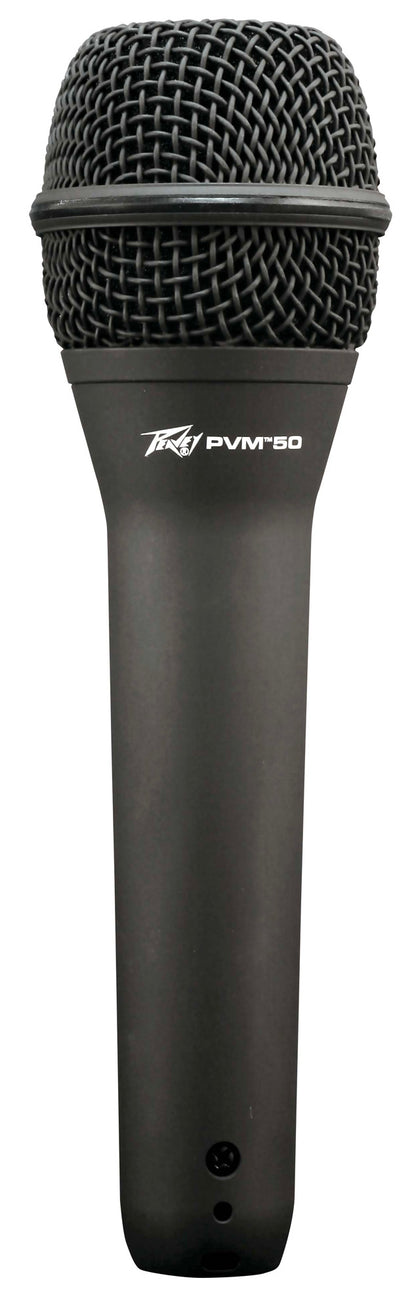 Microphone dynamique super-cardioïde PVM 50, pince micro et étui rigide inclus, noir