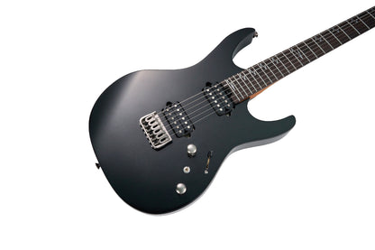 MOOER MMT100, corps aulne américain, manche érable torréfié, touche palissandre, pearl black, avec housse