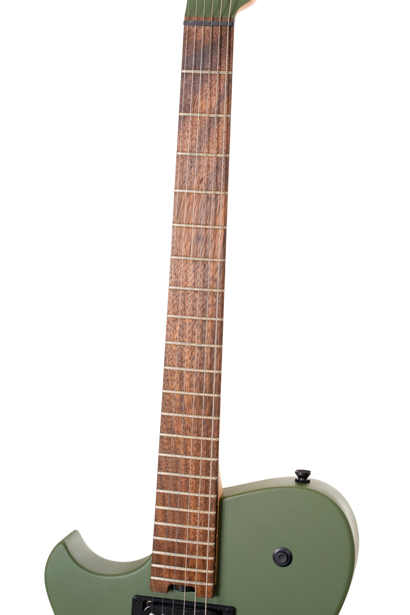 MBM-2HG-B, signature Matt Bellamy, corps tilleul, manche érable, micros,"Kill" bouton, gaucher, vert olive satiné