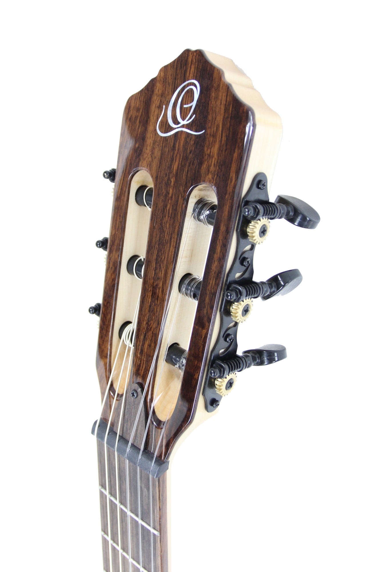 RTPFE-1, modèle TourPlayer, EQ Magus X, corps okoumé, table érable flammé, sillet 48 mm, housse, naturel brillant