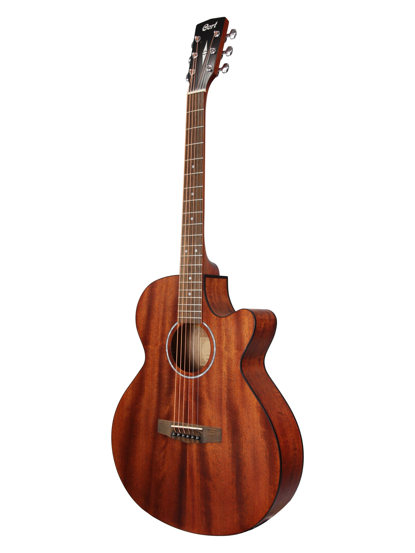 SFX-MEM, table acajou, fond & éclisses acajou, manche acajou, touche merbau, EQ Cort CE304T, naturel pores ouverts