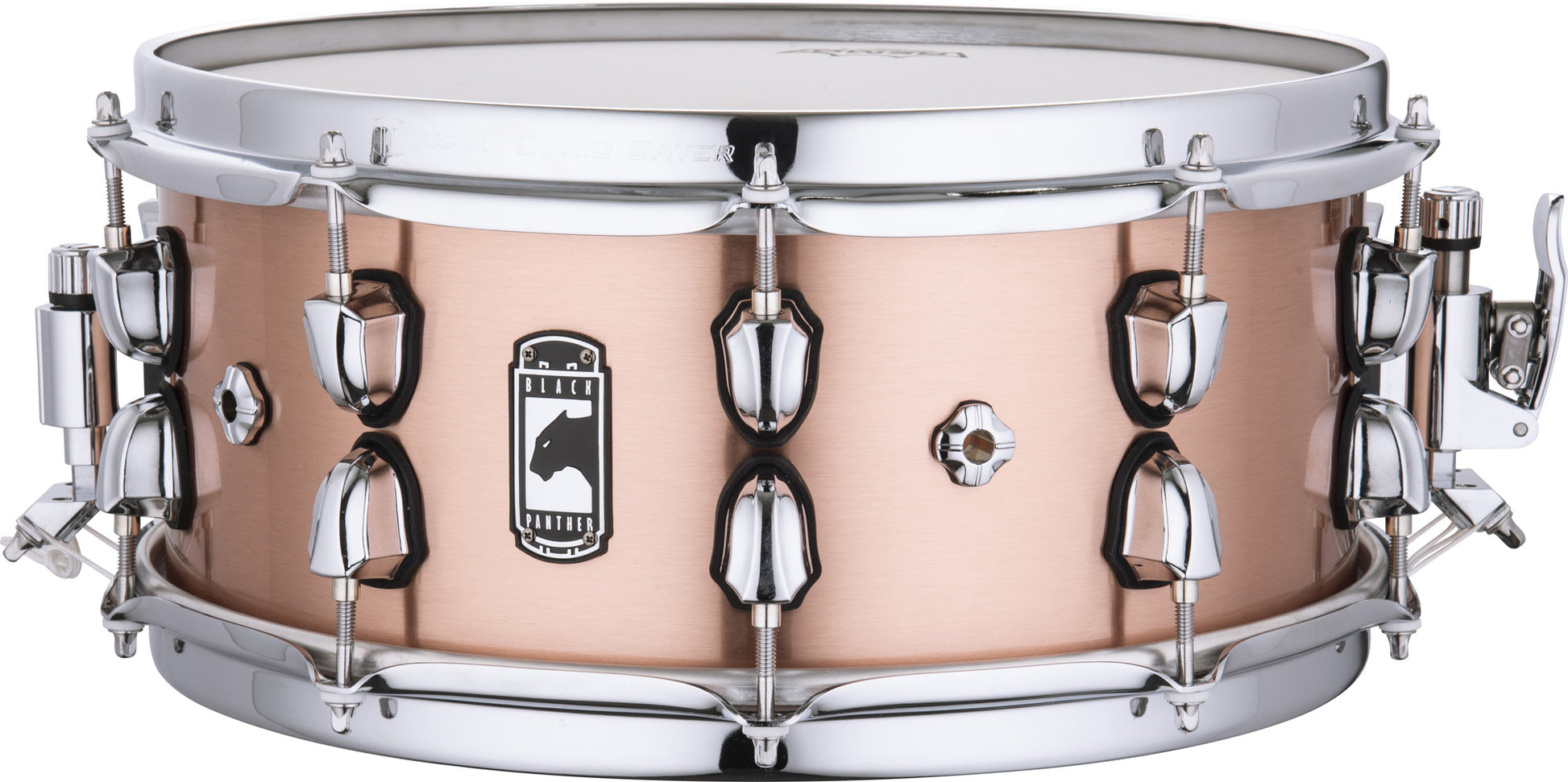Caisse claire Mapex Black Panther"Predator" 14 x 6", cuivre 1.2 mm, accastillage chromé.