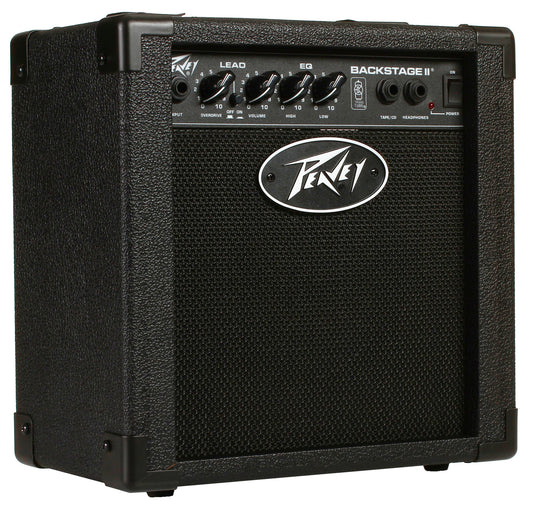 Ampli guitare 10W, HP 1x 6", préampli TransTube avec sélection 2 canaux, EQ 2 bandes, sortie casque, finition noir
