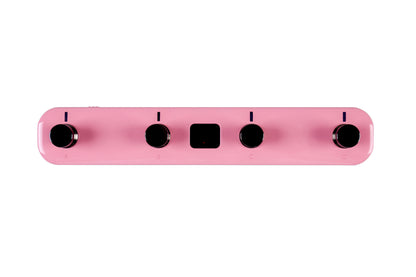 Footswitch sans-fil GWF4 pour guitare GTRS et produits Mooer, 4 interrupteurs, fonctionne sur batterie rechargeable, rose