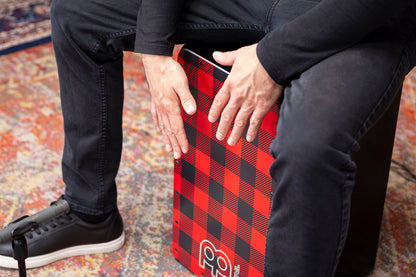 Cajon Meinl série Headliner finition Lumberjack à carreaux, timbres ajustables