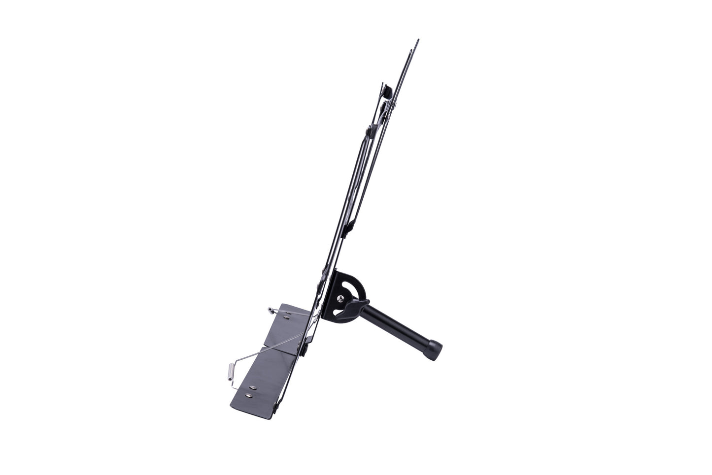 Pupitre de bureau avec plateau pliable, 4 gardes-pages, pied ajustable 180 degrés, antidérapant, housse, noir