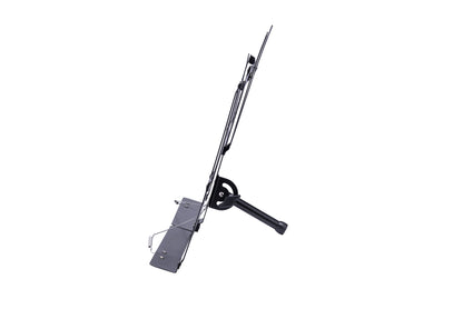 Pupitre de bureau avec plateau pliable, 4 gardes-pages, pied ajustable 180 degrés, antidérapant, housse, noir