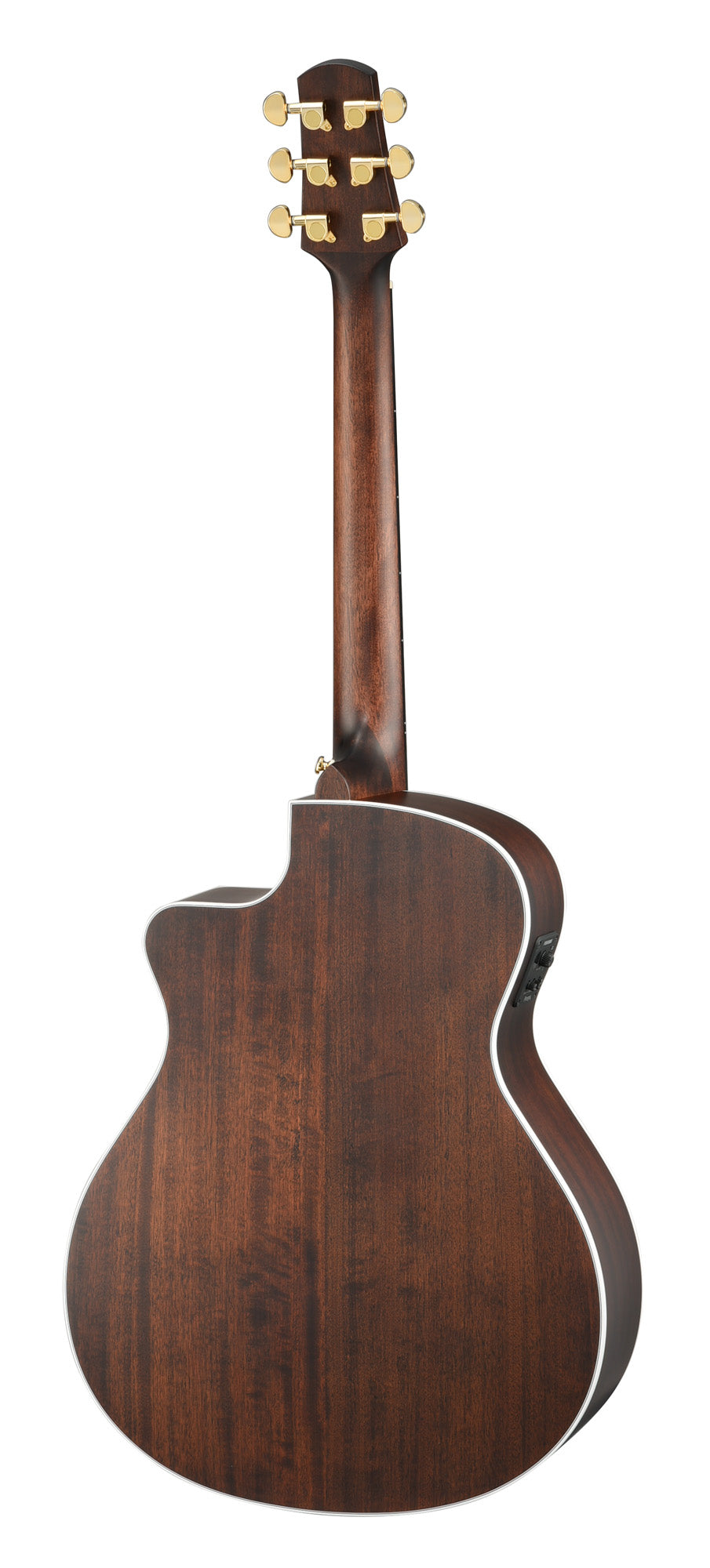 G633CEW, forme GA pan coupé, table cèdre massif, fond & éclisses ovangkol, EQ Fishman Presys II, naturel satiné