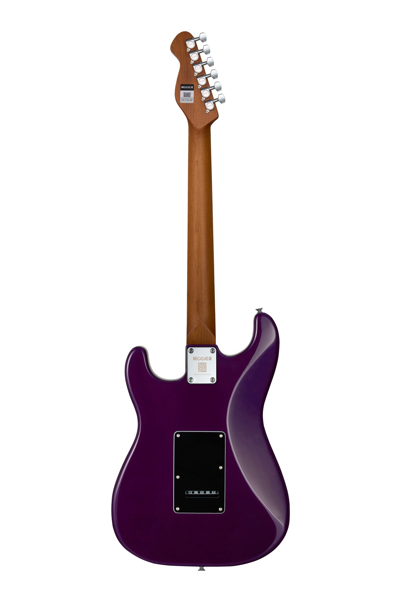 MOOER MSC20PRO, corps peuplier, manche érable torréfié satiné, touche jatoba, plum purple, avec housse