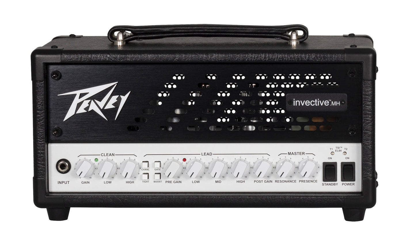 Tête amplifiée à lampes compact 20W, 2 canaux, EQ 3 bandes, sortie DI, finition noir