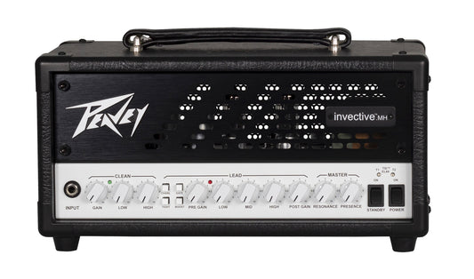 Tête amplifiée à lampes compact 20W, 2 canaux, EQ 3 bandes, sortie DI, finition noir