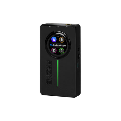 Interface PRIME P2, pour guitare électrique, écran tactile, technologie MNRS de modélisation d'amplis et d'effets, noir