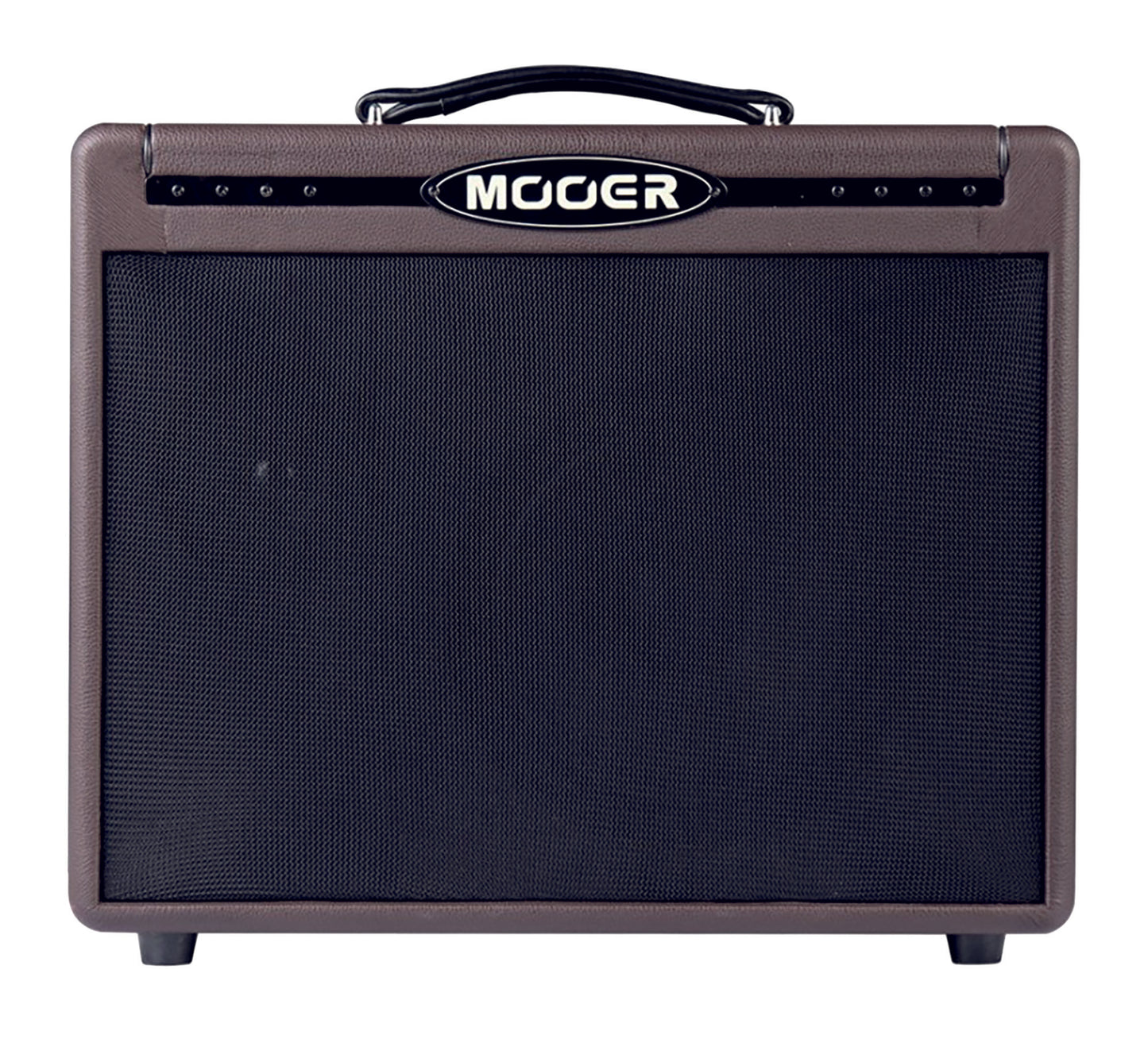 Ampli SD50A, 50W Class D, HP 8" FRFR + HP 1", deux canaux, 10 presets, effets numériques individuels, looper 150 secondes, brun