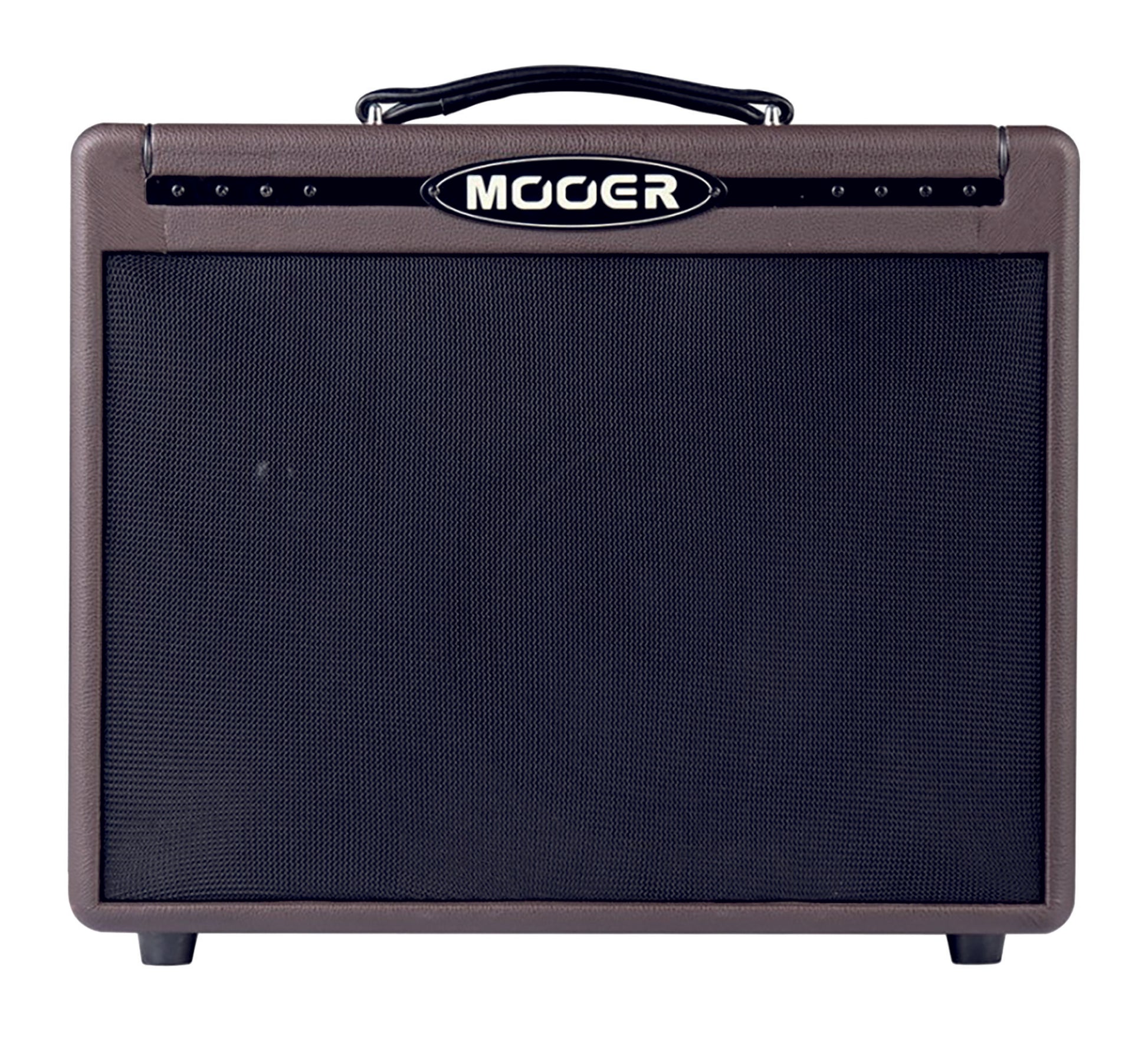 Ampli SD50A, 50W Class D, HP 8" FRFR + HP 1", deux canaux, 10 presets, effets numériques individuels, looper 150 secondes, brun