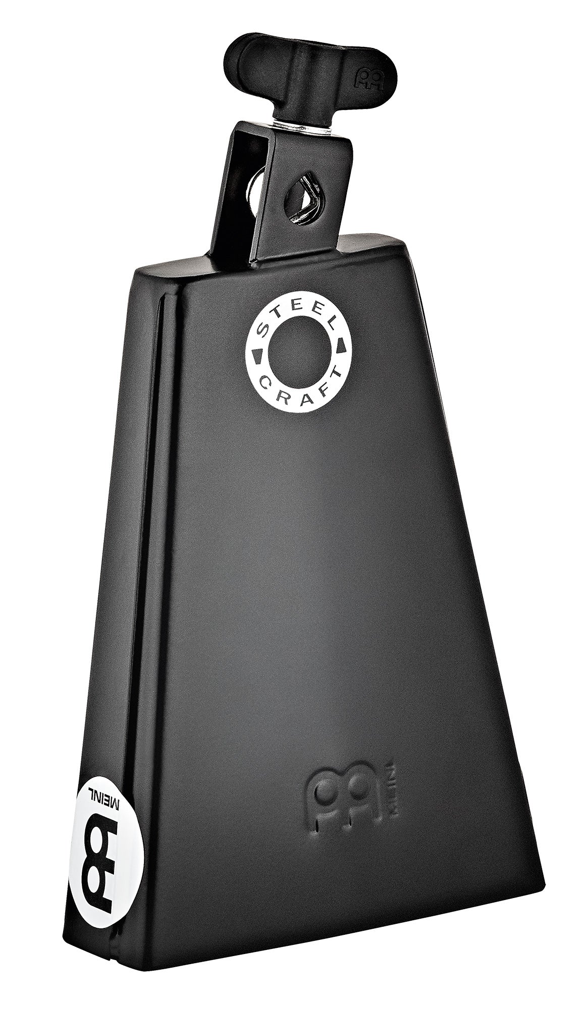 CLOCHE MEINL 7" CLASSIC ROCK NOIR POUDRE, ALLIAGE ACIER SPÉCIAL, TONALITÉ AIGUË