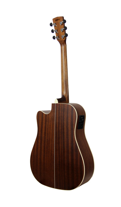 MR710F, table épicéa massif, fond & éclisses acajou, manche acajou, touche palissandre, EQ Fishman Presys